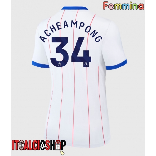 Chelsea Josh Acheampong #34 Terza Maglia Femmina 2026-27 Manica Corta